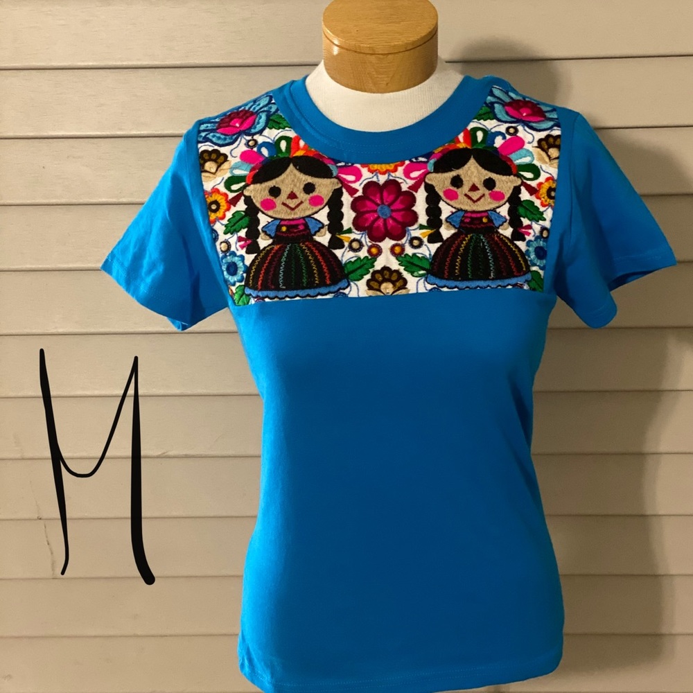 Embroidered Mexican t-shirt